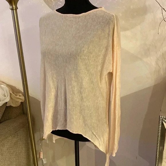 Eileen Fisher peach 🍑 sweater size M - Picture 2 of 6